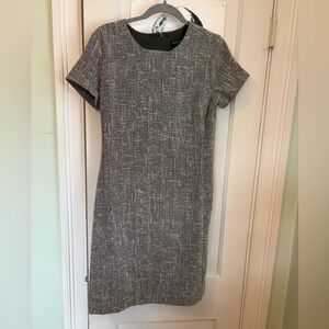 Banana Republic Elegant Olive green Tweed Dress